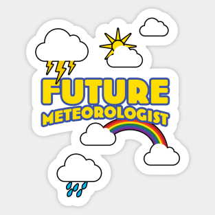 Future Meteorologist Storm Chaser Sticker